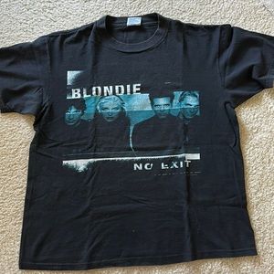 Blondie no exit tour medium large fit rock and roll concert T-shirt